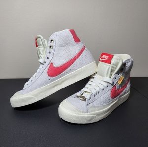 Nike Blazer Mid '77(GS) Premium Shoes Sail Coconut DO7226-100 Youth Size 4Y